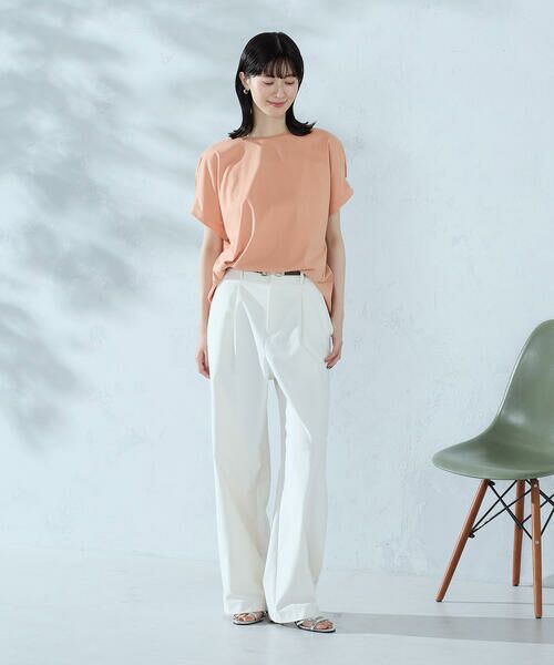 COMME CA ISM / コムサイズム カットソー | 【接触冷感】バックタック Tシャツ | 詳細28