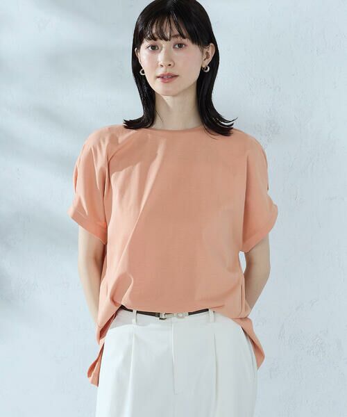 COMME CA ISM / コムサイズム カットソー | 【接触冷感】バックタック Tシャツ | 詳細29