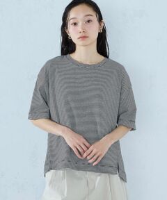 COMME CA ISM / コムサイズム カットソー | ミジンボーダーTシャツ