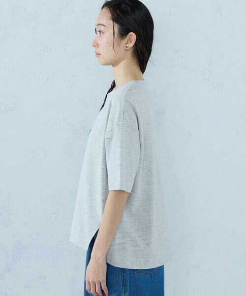 COMME CA ISM / コムサイズム カットソー | ミジンボーダーTシャツ | 詳細5
