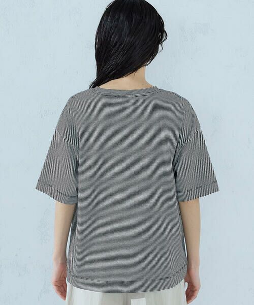 COMME CA ISM / コムサイズム カットソー | ミジンボーダーTシャツ | 詳細14