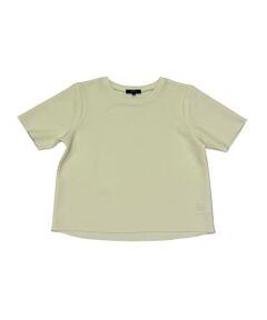 COMME CA ISM / コムサイズム カットソー | クルーネック ストレッチプリーツTシャツ / セットアップ対応