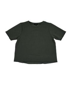 COMME CA ISM / コムサイズム カットソー | クルーネック ストレッチプリーツTシャツ / セットアップ対応