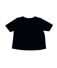 COMME CA ISM / コムサイズム カットソー | クルーネック ストレッチプリーツTシャツ / セットアップ対応