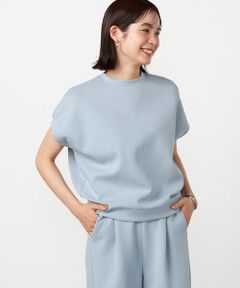 COMME CA ISM / コムサイズム カットソー | ジップ付きコクーントップス / セットアップ対応