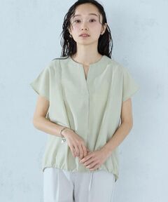 COMME CA ISM / コムサイズム シャツ・ブラウス | ノースリーブ タックブラウス