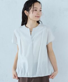 COMME CA ISM / コムサイズム シャツ・ブラウス | ノースリーブ タックブラウス