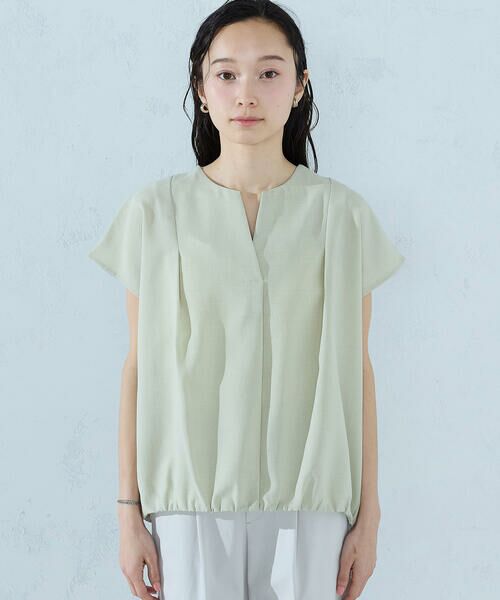 COMME CA ISM / コムサイズム シャツ・ブラウス | ノースリーブ タックブラウス | 詳細8