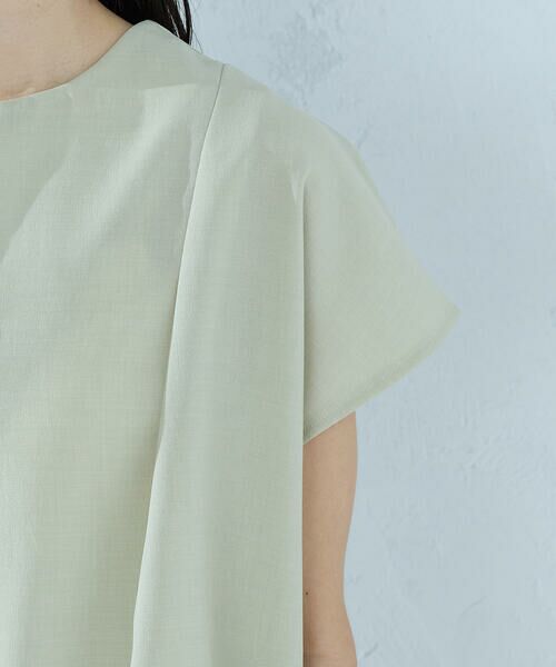 COMME CA ISM / コムサイズム シャツ・ブラウス | ノースリーブ タックブラウス | 詳細12