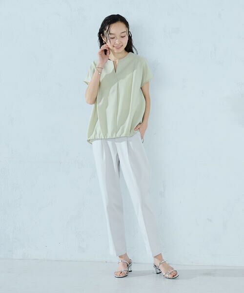 COMME CA ISM / コムサイズム シャツ・ブラウス | ノースリーブ タックブラウス | 詳細5