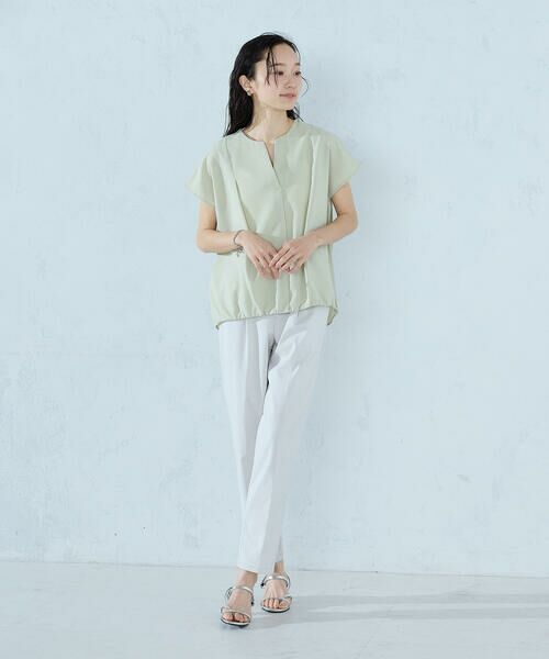 COMME CA ISM / コムサイズム シャツ・ブラウス | ノースリーブ タックブラウス | 詳細6