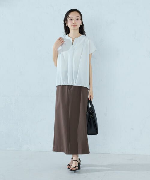 COMME CA ISM / コムサイズム シャツ・ブラウス | ノースリーブ タックブラウス | 詳細16