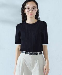 COMME CA ISM / コムサイズム ニット・セーター | レイヤードデザイン リブニット