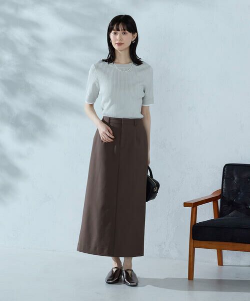 COMME CA ISM / コムサイズム ニット・セーター | レイヤードデザイン リブニット | 詳細1