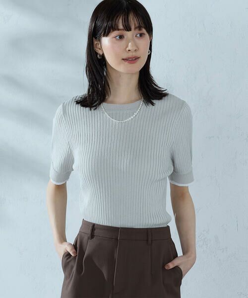 COMME CA ISM / コムサイズム ニット・セーター | レイヤードデザイン リブニット | 詳細3