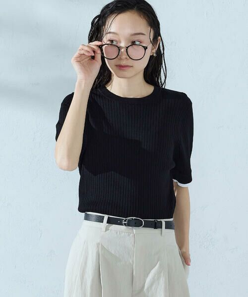 COMME CA ISM / コムサイズム ニット・セーター | レイヤードデザイン リブニット | 詳細7