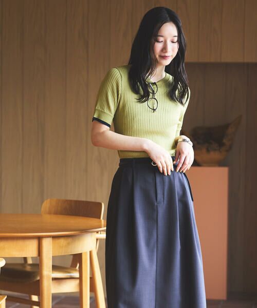 COMME CA ISM / コムサイズム ニット・セーター | レイヤードデザイン リブニット | 詳細9