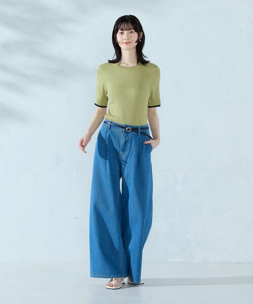 COMME CA ISM / コムサイズム ニット・セーター | レイヤードデザイン リブニット | 詳細12