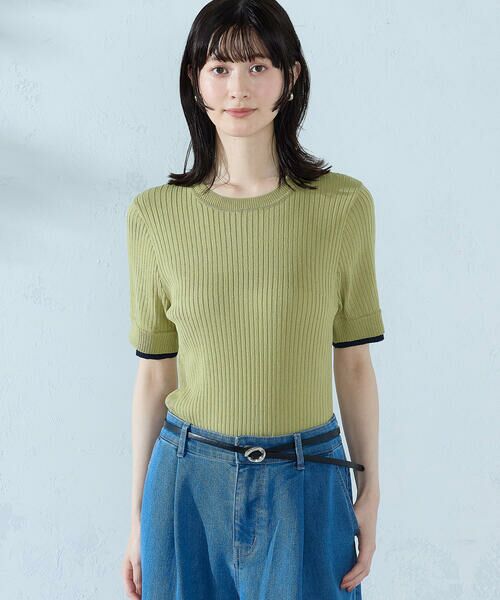 COMME CA ISM / コムサイズム ニット・セーター | レイヤードデザイン リブニット | 詳細13