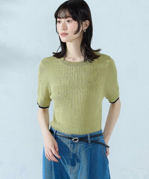 COMME CA ISM / コムサイズム ニット・セーター | レイヤードデザイン リブニット | 詳細14