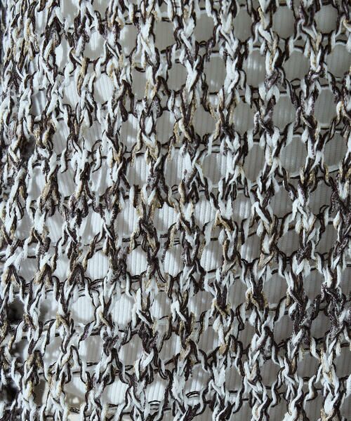 COMME CA ISM / コムサイズム ニット・セーター | ミックスカラーメッシュ ボタンベスト | 詳細9