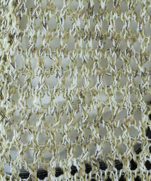 COMME CA ISM / コムサイズム ニット・セーター | ミックスカラーメッシュ ボタンベスト | 詳細23