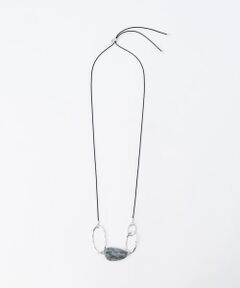 COMME CA ISM / コムサイズム ネックレス・ペンダント・チョーカー | オーバルコンビ コードネックレス