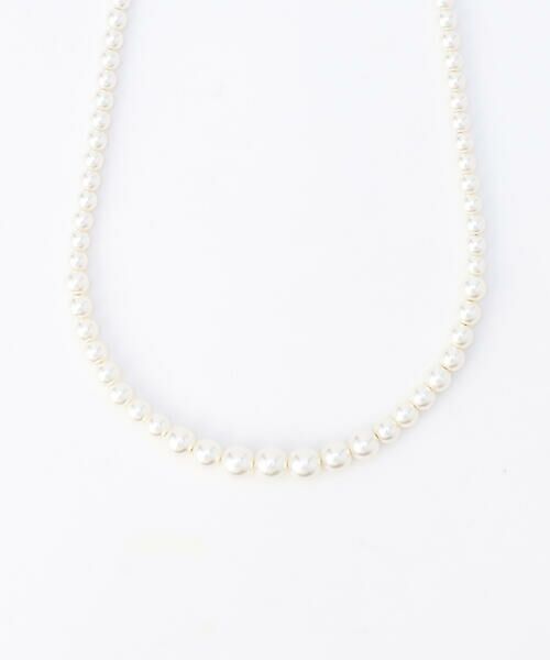 COMME CA ISM / コムサイズム ネックレス・ペンダント・チョーカー | プラスチックパール スライドネックレス | 詳細3