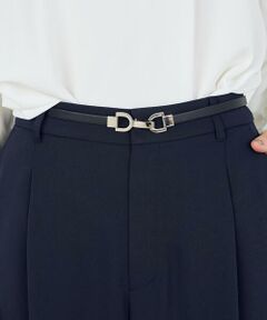 COMME CA ISM / コムサイズム ベルト・サスペンダー | スライドフックベルト（1.0cm幅）