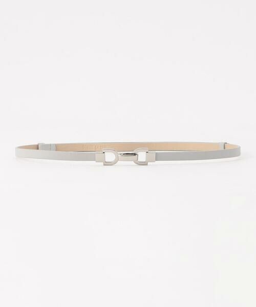 COMME CA ISM / コムサイズム ベルト・サスペンダー | スライドフックベルト（1.0cm幅）（ライトグレー）