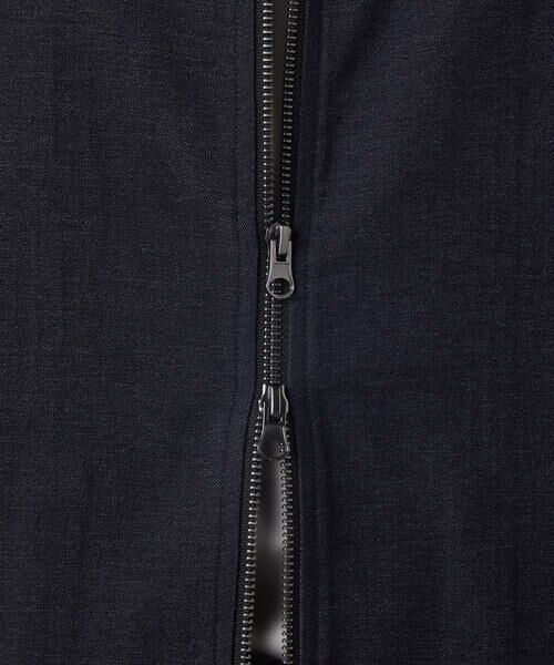 COMME CA ISM / コムサイズム ブルゾン | デニムライクストレッチ 5分袖フーデッドブルゾン | 詳細15