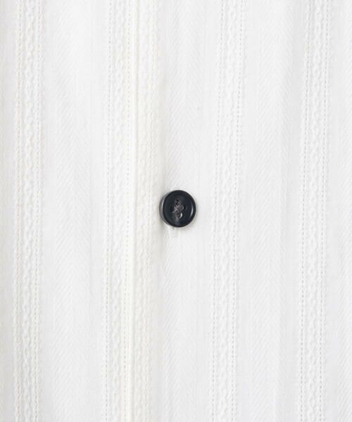 COMME CA ISM / コムサイズム シャツ・ブラウス | ドビーオックス×カラミストライプ 半袖キューバシャツ | 詳細11