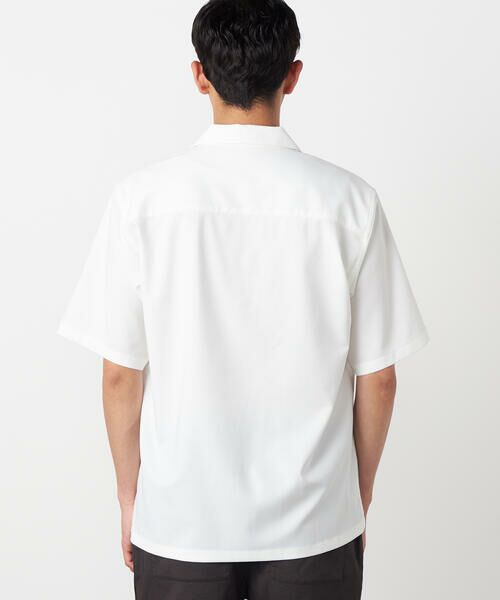 COMME CA ISM / コムサイズム シャツ・ブラウス | ドビーオックス×カラミストライプ 半袖キューバシャツ | 詳細6