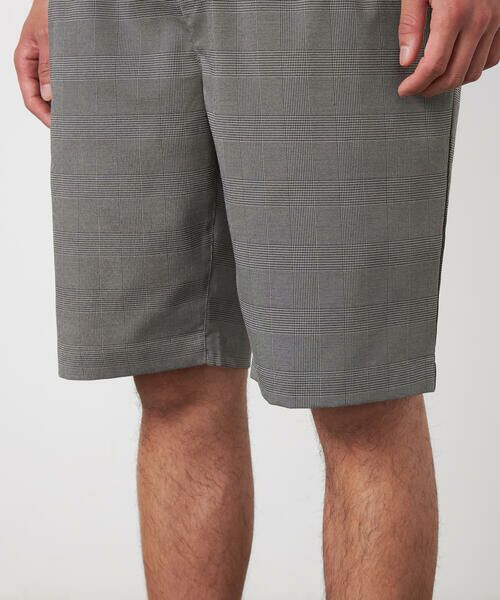 COMME CA ISM / コムサイズム ショート・ハーフ・半端丈パンツ | ポリエステルグレンチェックストレッチ ワンタックショートパンツ | 詳細11