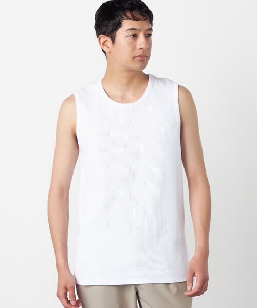 COMME CA ISM / コムサイズム タンクトップ | ストレッチテレコ タンクトップ | 詳細2