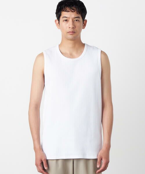 COMME CA ISM / コムサイズム タンクトップ | ストレッチテレコ タンクトップ | 詳細3
