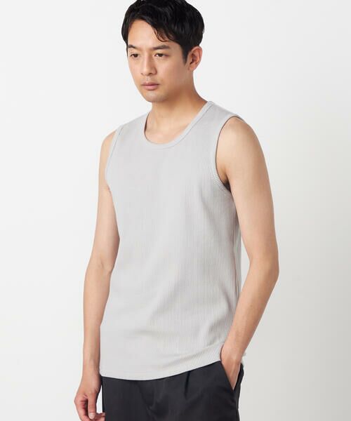 COMME CA ISM / コムサイズム タンクトップ | ストレッチテレコ タンクトップ | 詳細11
