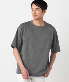 COMME CA ISM / コムサイズム Tシャツ | チェックジャガードＴシャツ