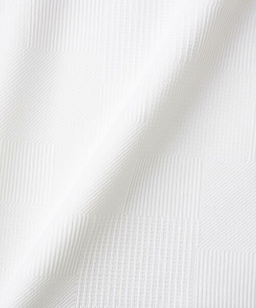 COMME CA ISM / コムサイズム Tシャツ | チェックジャガードＴシャツ | 詳細4