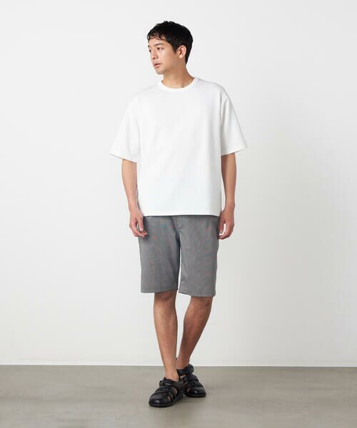 COMME CA ISM / コムサイズム Tシャツ | チェックジャガードＴシャツ | 詳細2