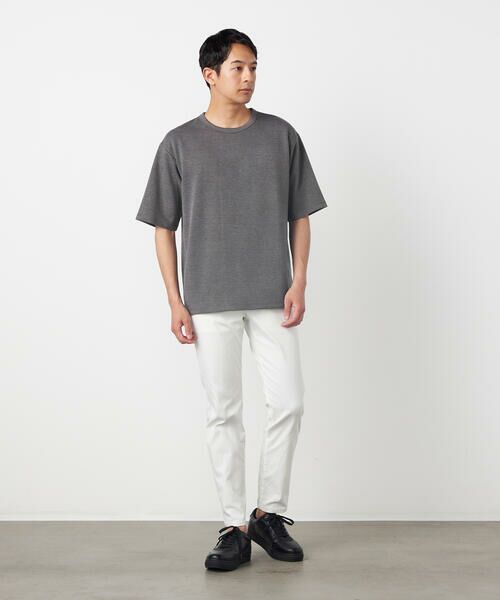 COMME CA ISM / コムサイズム Tシャツ | チェックジャガードＴシャツ | 詳細9