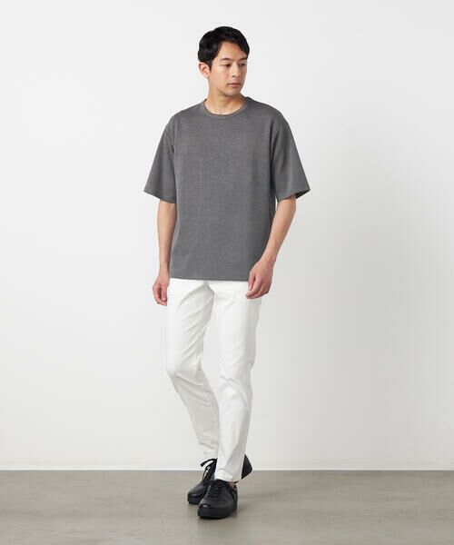 COMME CA ISM / コムサイズム Tシャツ | チェックジャガードＴシャツ | 詳細10