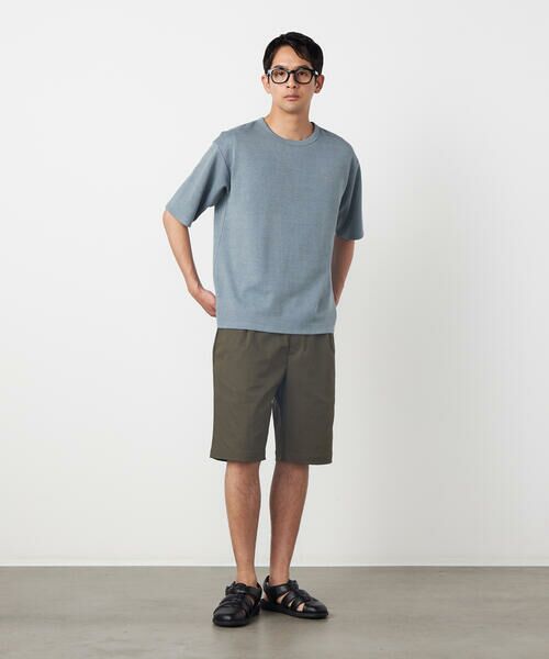 COMME CA ISM / コムサイズム Tシャツ | チェックジャガードＴシャツ | 詳細14