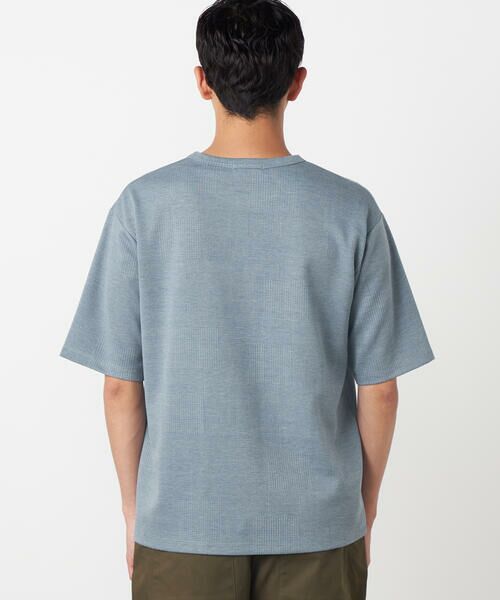 COMME CA ISM / コムサイズム Tシャツ | チェックジャガードＴシャツ | 詳細18