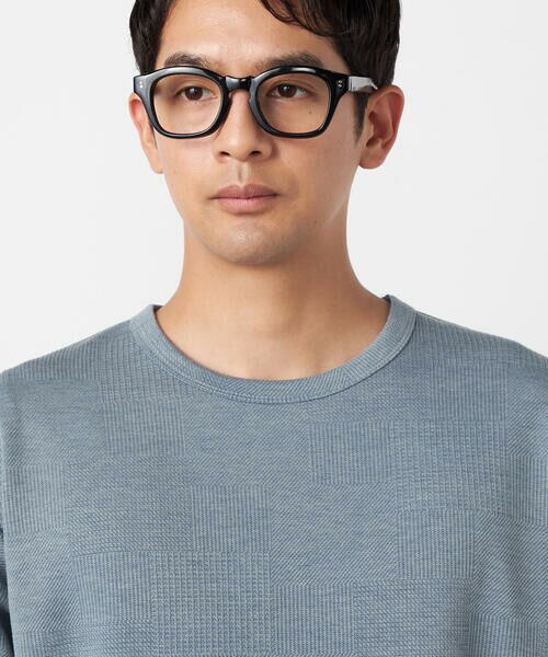 COMME CA ISM / コムサイズム Tシャツ | チェックジャガードＴシャツ | 詳細19