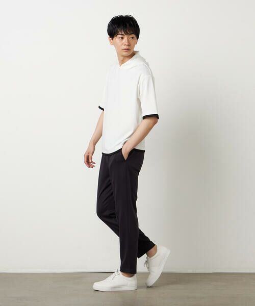 COMME CA ISM / コムサイズム Tシャツ | 【吸水速乾】フェイクレイヤード フーデッド Tシャツ | 詳細2