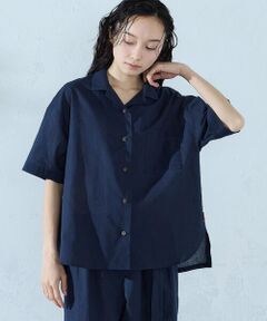 COMME CA ISM / コムサイズム シャツ・ブラウス | コットンリネン 半袖シャツ/セットアップ対応