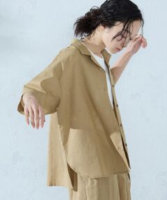 COMME CA ISM / コムサイズム シャツ・ブラウス | コットンリネン 半袖シャツ/セットアップ対応