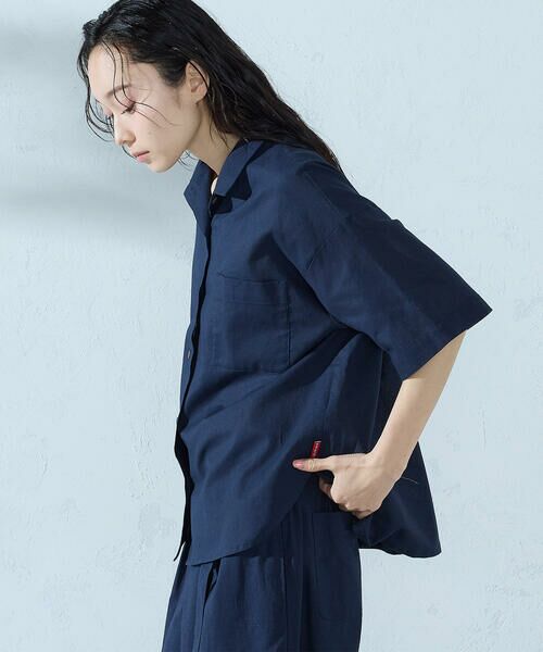 COMME CA ISM / コムサイズム シャツ・ブラウス | コットンリネン 半袖シャツ/セットアップ対応 | 詳細5