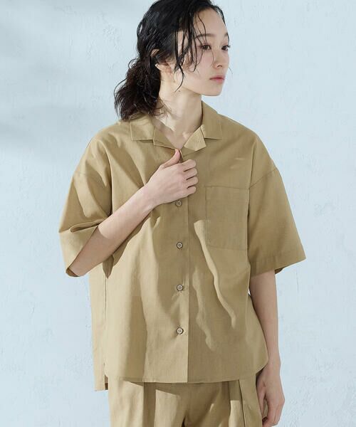 COMME CA ISM / コムサイズム シャツ・ブラウス | コットンリネン 半袖シャツ/セットアップ対応 | 詳細13
